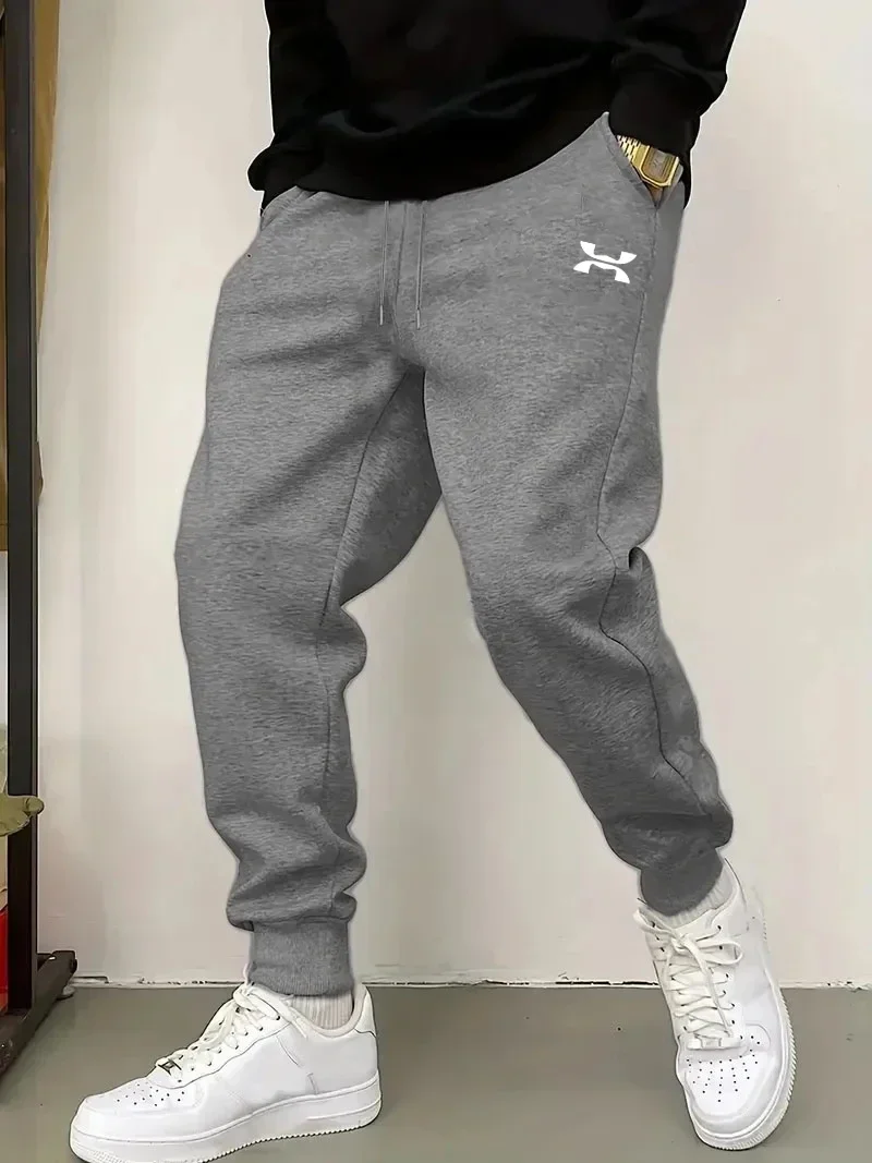 2026 Autumn/Winter New Men's Sportswear Pants, Outdoor Thickened Jogging Pants, Fashionable Men's and Women's Casual Pants