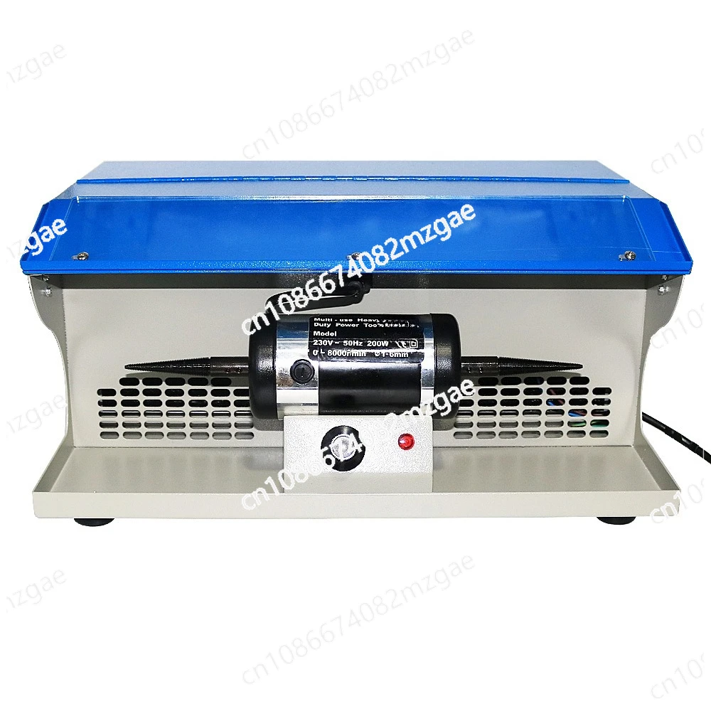

Desktop dual head cloth polishing machine with lamp tube speed control polishing machine, gold and silver jewelry polishing tool