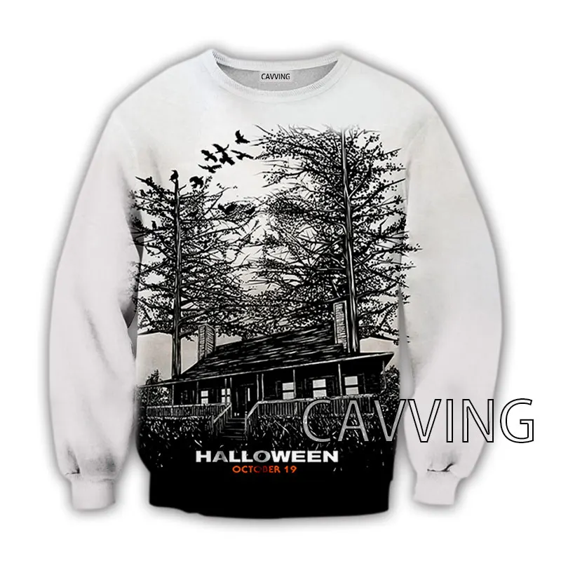 New Fashion Women/Men's 3D Print  Halloween Movie Myers  Crewneck Sweatshirts Harajuku Styles Tops Long Sleeve Sweatshirts  C01