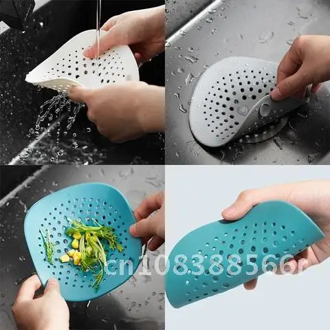 

Kitchen Sink Filter Universal Anti-Clogging Household Sink Shower Drain Hair Catcher Bathroom Floor Drain Cover Hair Catcher