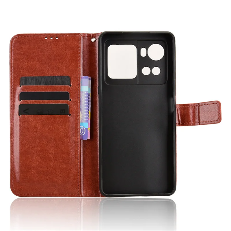 Etui z klapką do Cubot X100, portfel, magnetyczne, luksusowe, skórzane etui na telefon Cubot X100 — zdjęcie produktu 4
