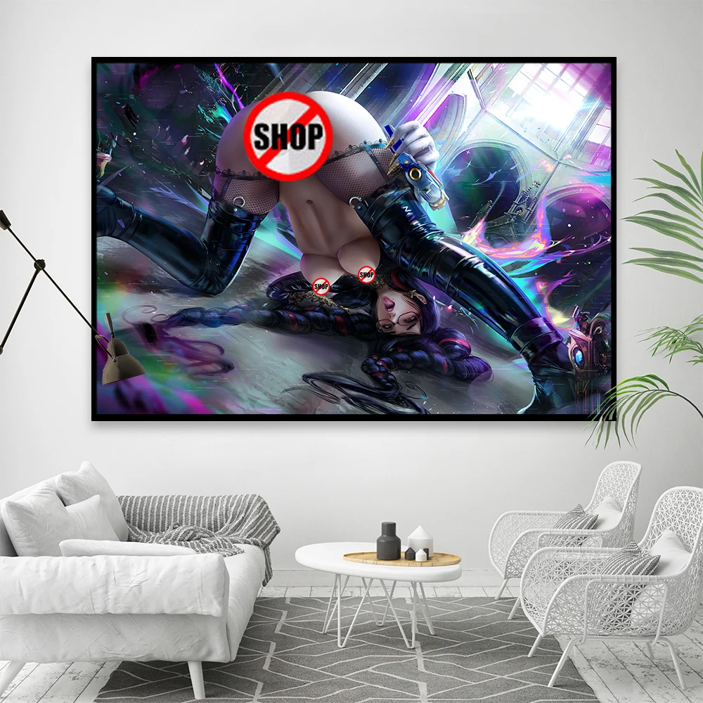 PC Game Bayonetta Canvas Poster Cereza sexy HD wall art decorative painting Home Decor Painting Custom size