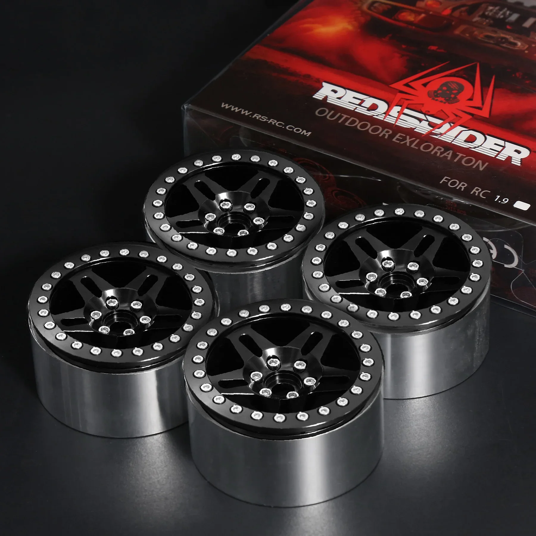 

1/8 RC Scale Rock Crawler Off-Road Model Car, 2.2-Inch Metal Wheel Rims & Tires, Modified Upgrade Parts, R385