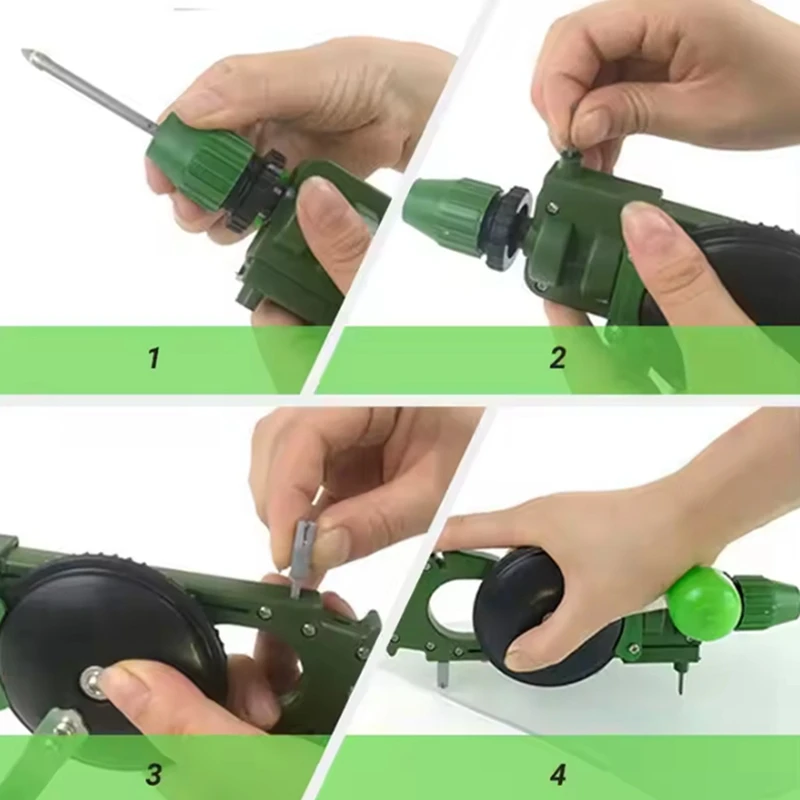 A23T Teaching Supplies Manual Drill, Powerful Hand Drill DIY Tool for Woodworking, for Craft Drilling Equipment