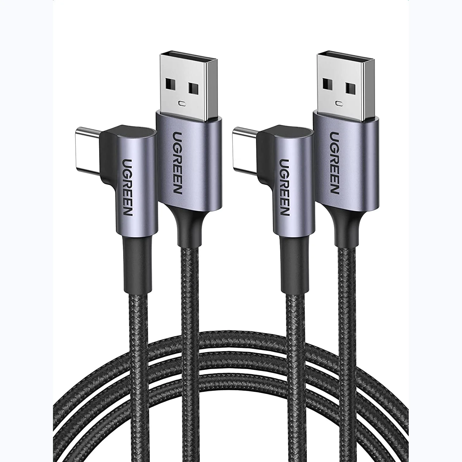 유그린 USB C 케이블 직각 90도 고속 충전 케이블 USB A to 타입 C 케이블