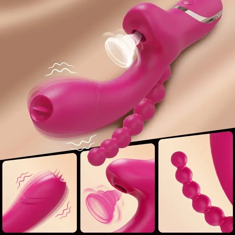 Powerful Sucking Vibrator for Women Clitoris Stimulator G Spot Tongue Licking Females Vacuum Vibrating Sex Toys Adult Goods Anal