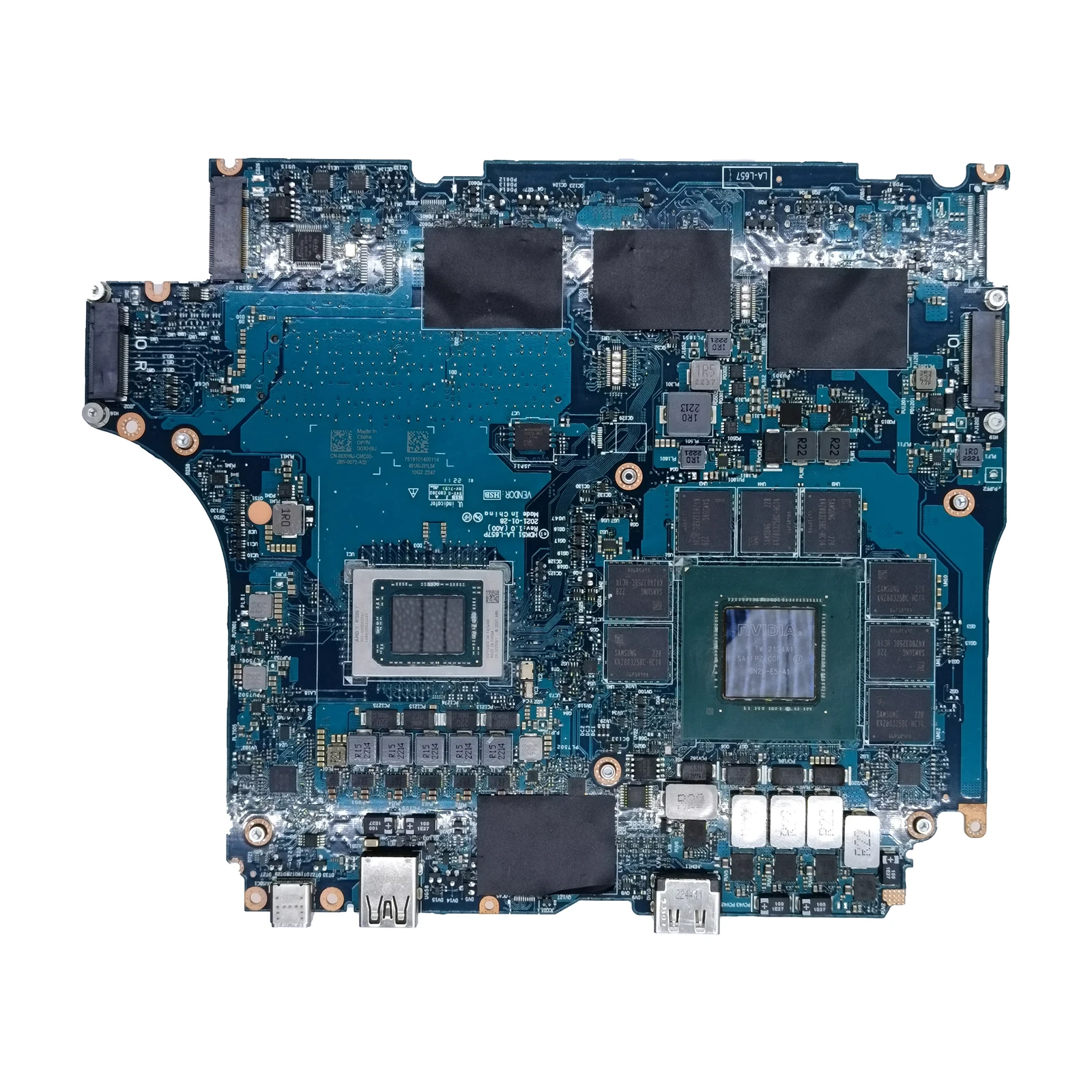 

00XH9J For Dell G15 5525 Laptop Motherboard R7-6800H GN20-E5-A1 8GB RTX3070 Mainboard HDK51 LA-657P
