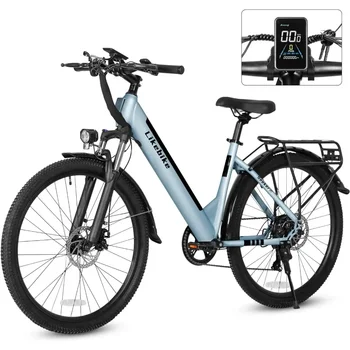 Image Seeker S 26 inch adult electric bike, UL 2849 listed, with 350W motor, 36V 9Ah removable battery, 20MPH electric bike