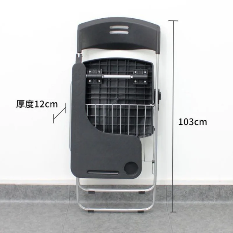 Folding training chair, enlarged writing board, folding chair, integrated study table and chair with table board