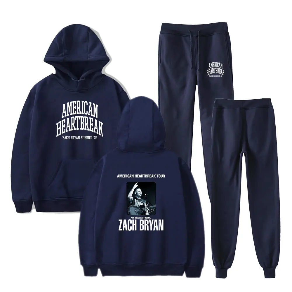 Zach Bryan Heartbreak Tour merch  hoodies suit men drawstring  hoodies  sweatshirts women music fans winter  pullover