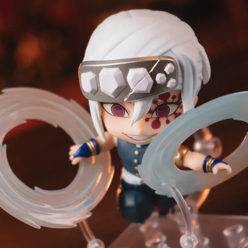 جديد ابتسامة جيدة Nendoroid شيطان القاتل Uzui Tengen نموذج أنيمي ألعاب شخصيات الحركة غرفة الاطفال زخرفة فتاة الهدايا جمع