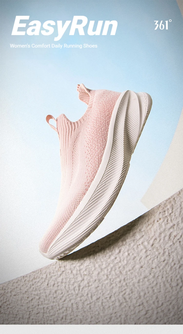 361 Degrees Fengye 5.0 Slip-On-Laufschuhe, leicht, verschleißfest, stoßdämpfend, atmungsaktiv, weich besohlte Turnschuhe 682632242 – Detail 3