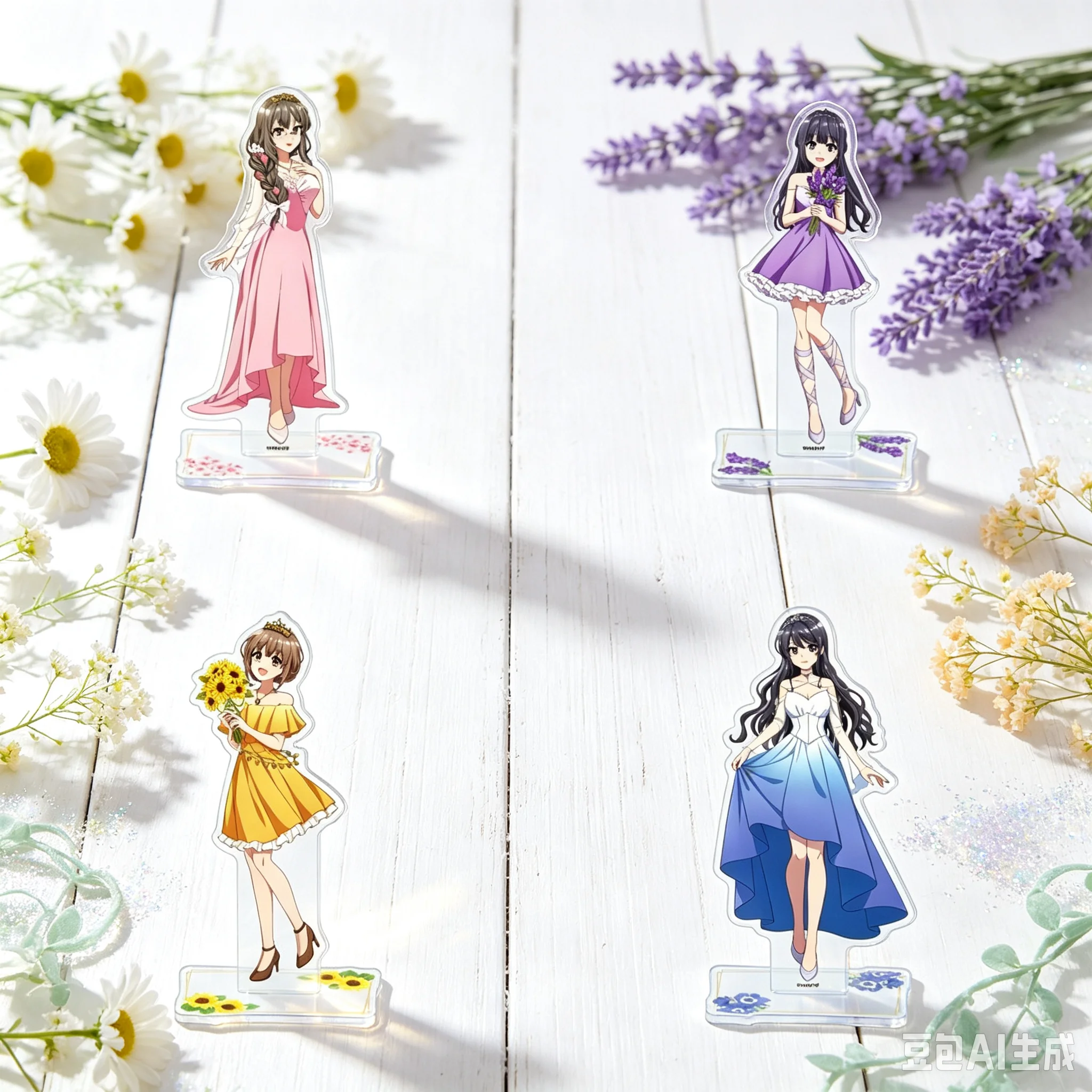Hot 15CM Anime Rascal Does Not Dream Of Bunny Girl Senpai Peripheral Collection Acrylic Stand Model Decorations Gifts Keychain