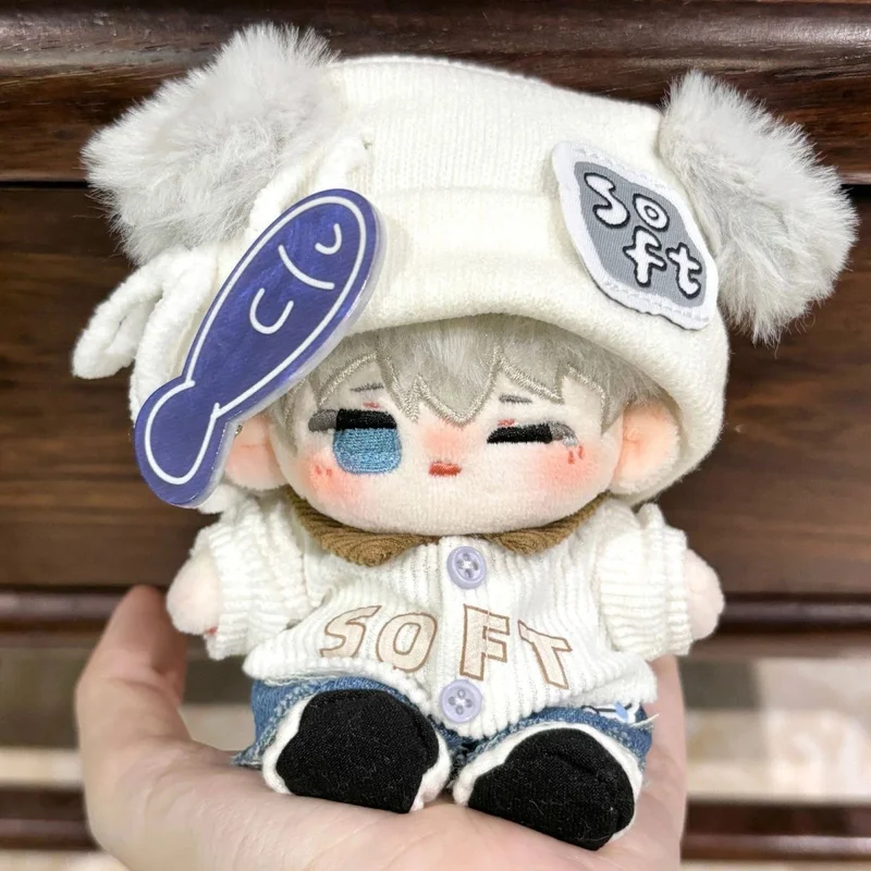 Pakaian Boneka Katun 10Cm Seri Pujian Garam Susu Lucu dan Tampan Tanpa Atribut Pengganti Boneka Setelan Harian Gaun Kawaii