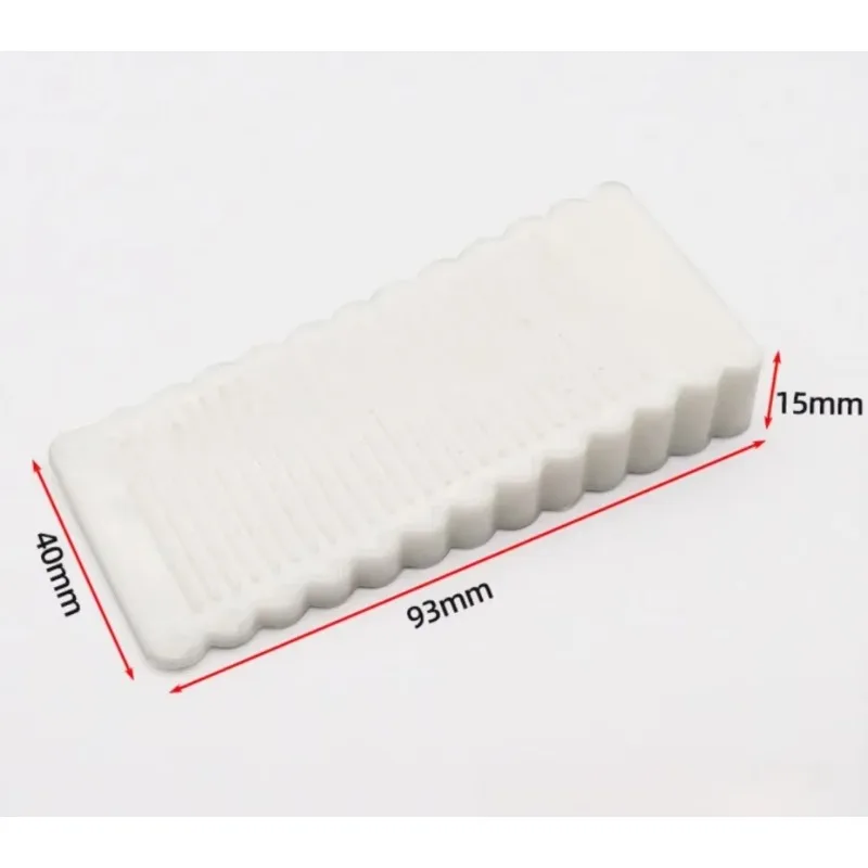 Tope de puerta delantera: tope de puerta de goma móvil anticolisión para uso doméstico. Hardware en forma de cuña para aplicaciones domésticas