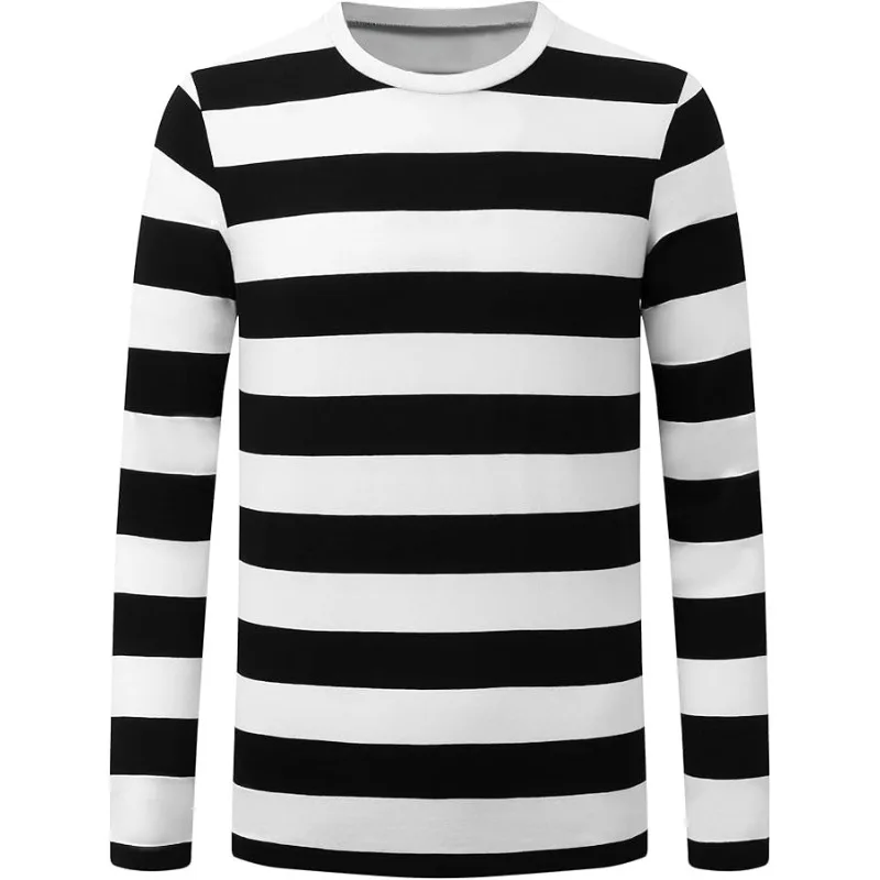 Costume stampato digitale per festa di carnevale da prigioniero parodia di Halloween, adatto per feste di famiglia, scherzi all'aperto