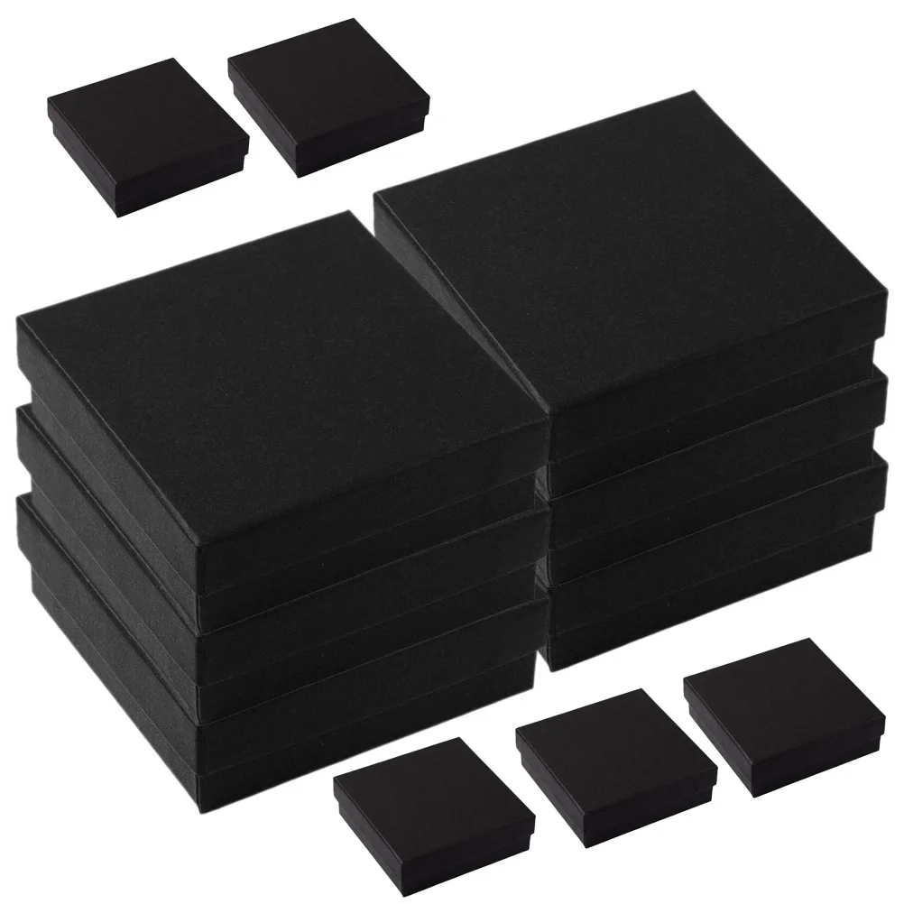 20 Pcs Jewelry Box Gift Small Earring Packing Boxes Bulk with Lids For Gifts Packaging Necklace