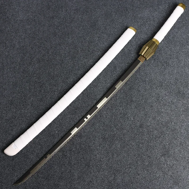 Newest Bleach 110cm Cosplay Anime Wood Role Playing Zaraki Kenpachi Assembled Sword 43inch Model Katana
