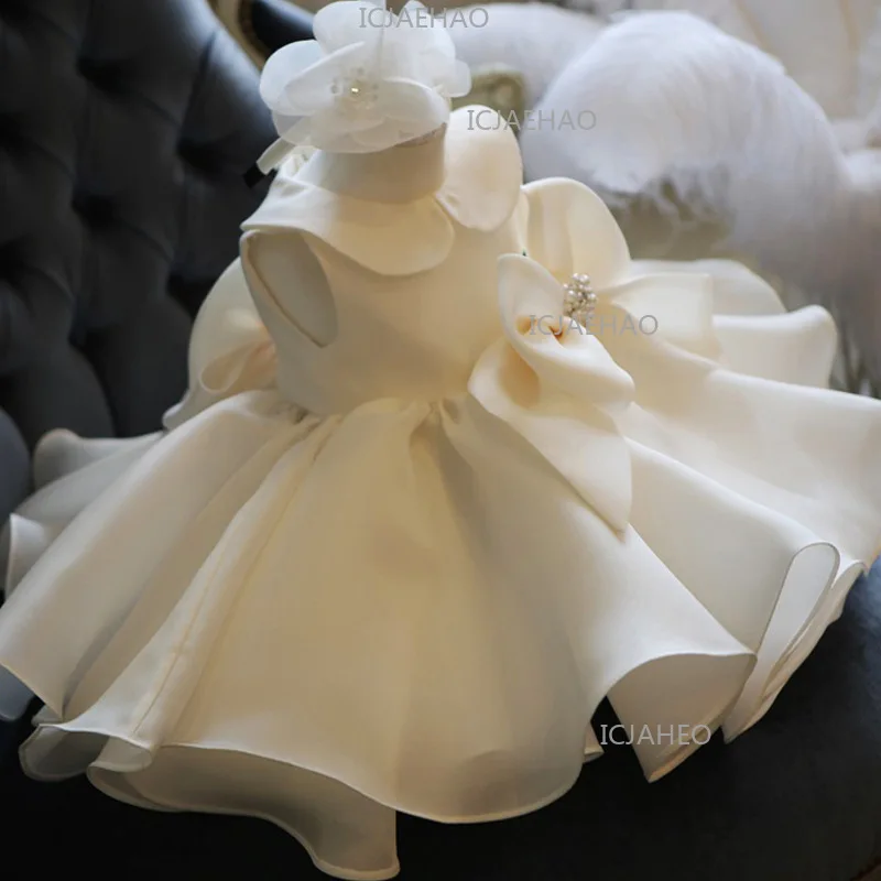 Kids Princess Dress Puffy Tulle Runway Gown, Girls Birthday 1st Birthday 2026 New Style Costume Piano Recital Outfit, Toddler view 3