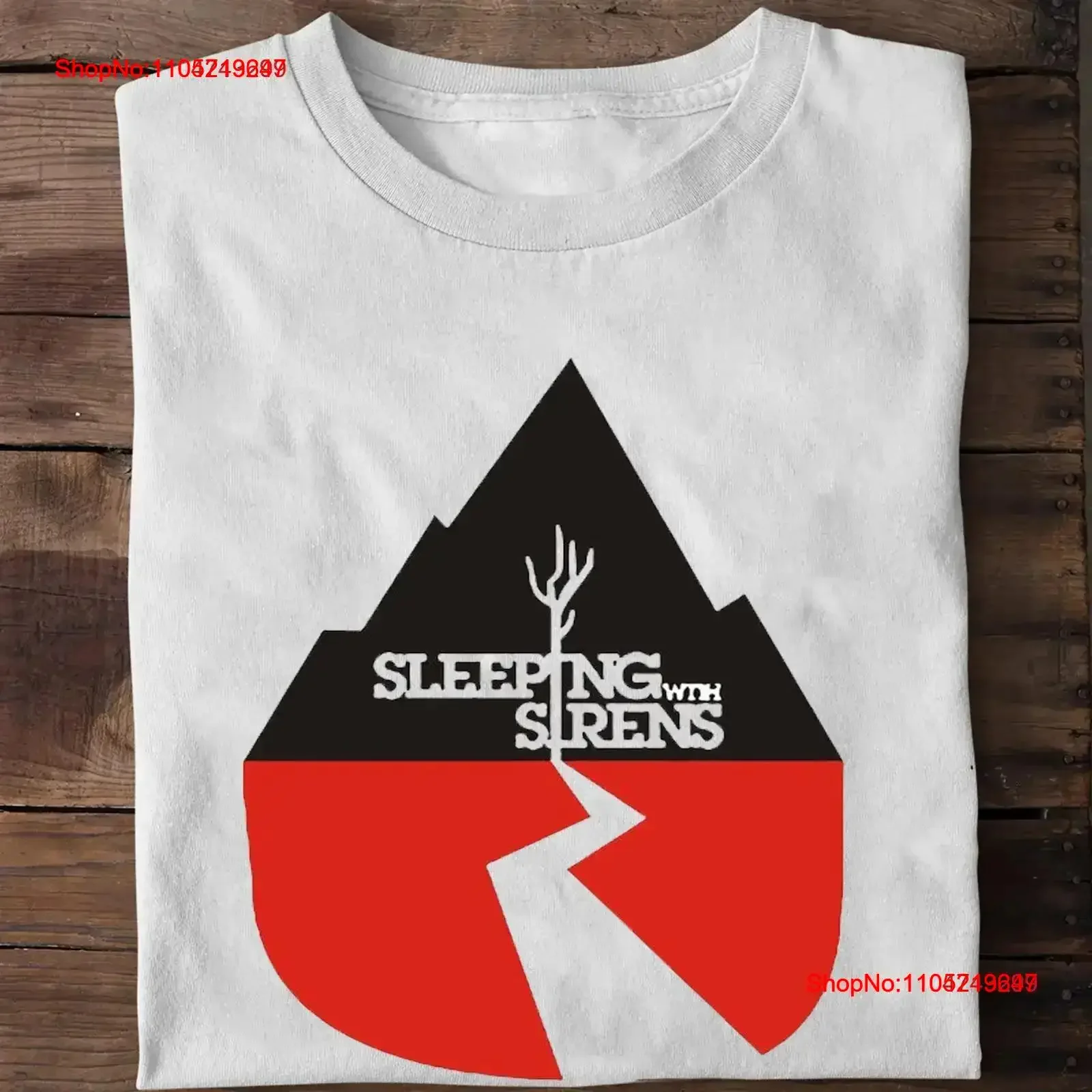 NEW Sleeping With Sirens Band Album Classic White All Size T Shirt OM260 vintage Washed designer clothes graphic vintage