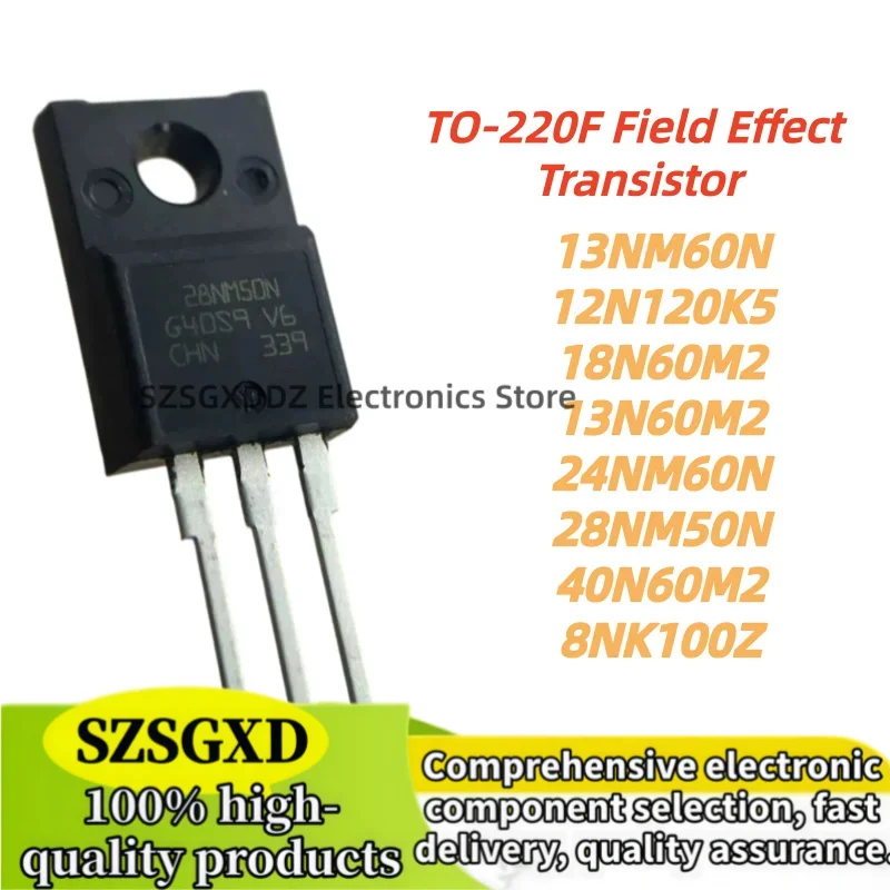 5pcs 100% New Quality STF28NM50N STF40N60M2 STFF8NK100Z STF13NM60N STF12N120K5 STF18N60M2 STF13N60M2 STF24NM60N TO-220F MOSFET