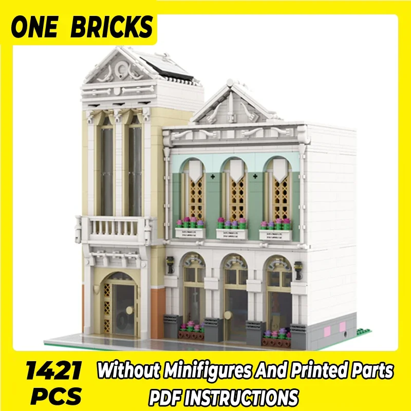 

Technical Moc Bricks Street View Model Baby Store and Laundry Modular Building Blocks Gift Toys For Children DIY Sets Assembling