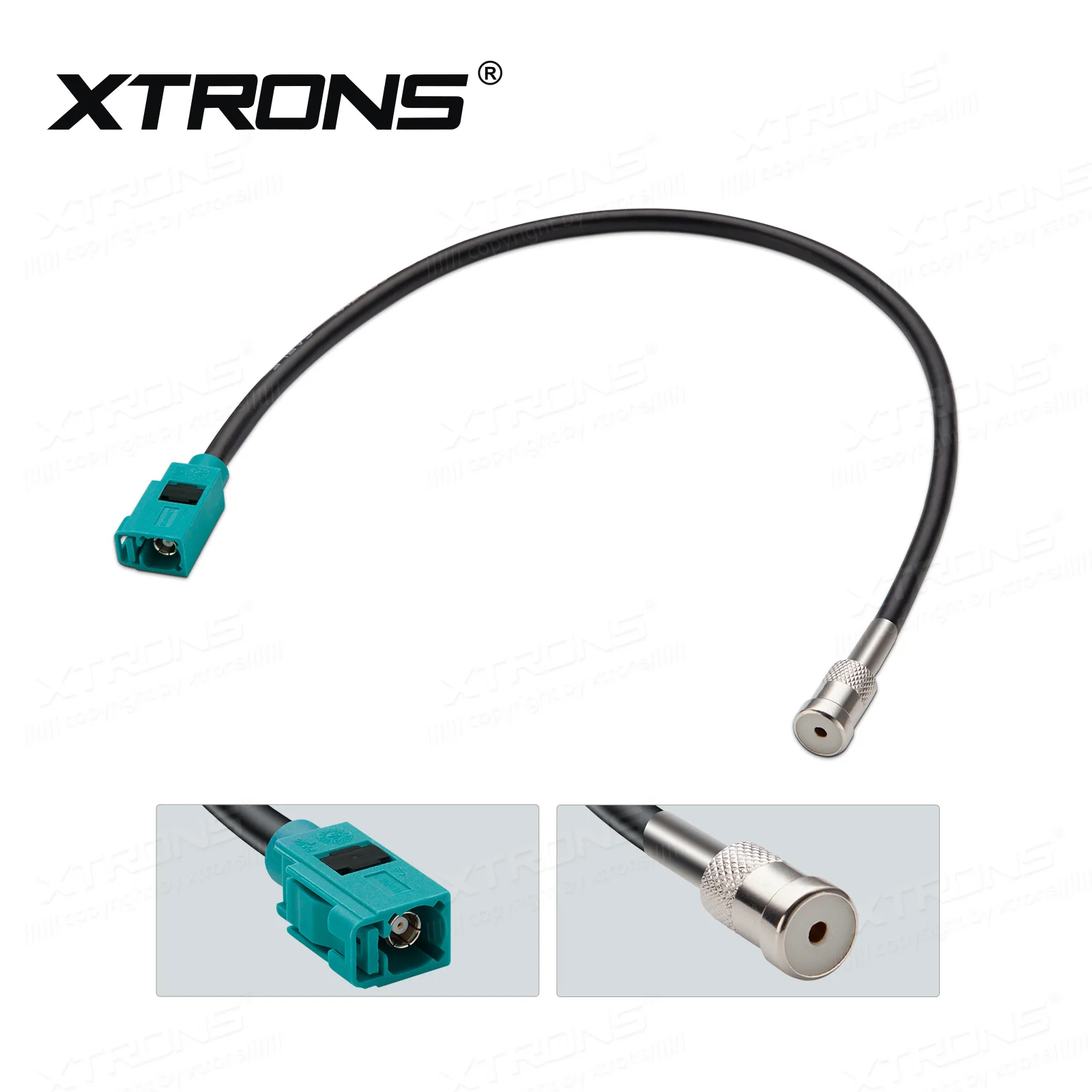 XTRONS Vrouwelijke Fakra naar Vrouwelijke ISO Radio Antenne Adapter Converter ISOFZ