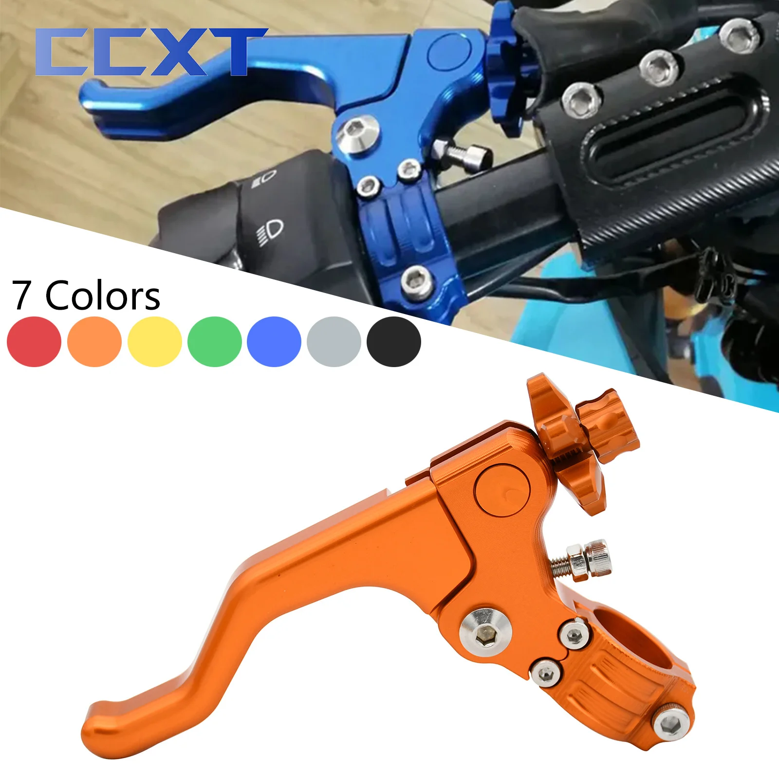 Motorcycle Short Stunt Clutch Lever For Honda Yamaha Kawasaki Suzuki Buell Ducati Triumph KTM EXC EXCF SX SXF XC XCF XCW 125-530