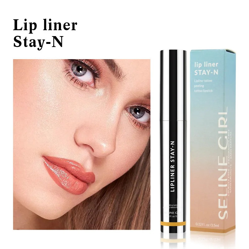 Penna per rossetto opaco Nude Pink Matte Solid Lip Gloss Waterproof Long Lasting Lipstick Pencil Lip Liner Pen Lip Makeup