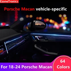 Ezontronics LED Ambient Light For Porsche Macan 2014-2024 Atmosphere environtal Molded Trim ambilight Lighting Dynamic Magic