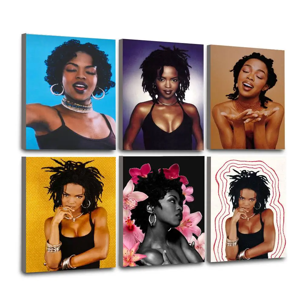 Rapper L-Lauryn Hill lassic Cover Canvas Painting Print Poster For Living Room Wall Art Home Decor Pictures Gift