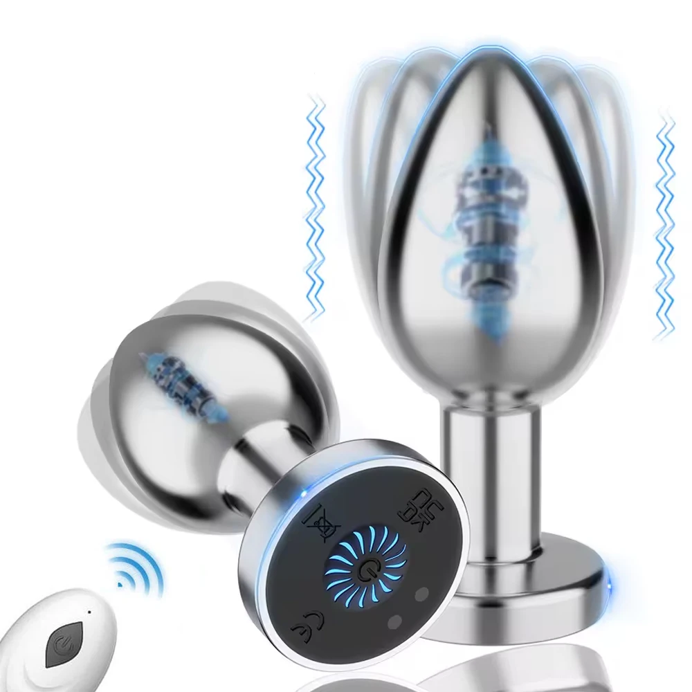 Vibrador Anal con Control remoto, juguete sexual para parejas, masajeador de próstata, estimulador, tapón Anal vibratorio, masturbador vaginal femenino