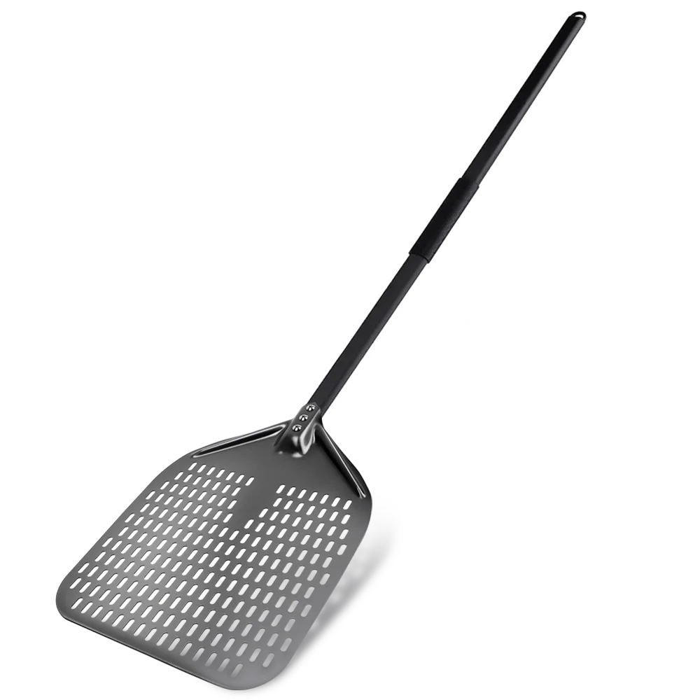 14 Inch Pizza Perforated Shovel Paddle Short Handle for Oven Turning Peel Kitchen Tools Nonstick Pizza Baking