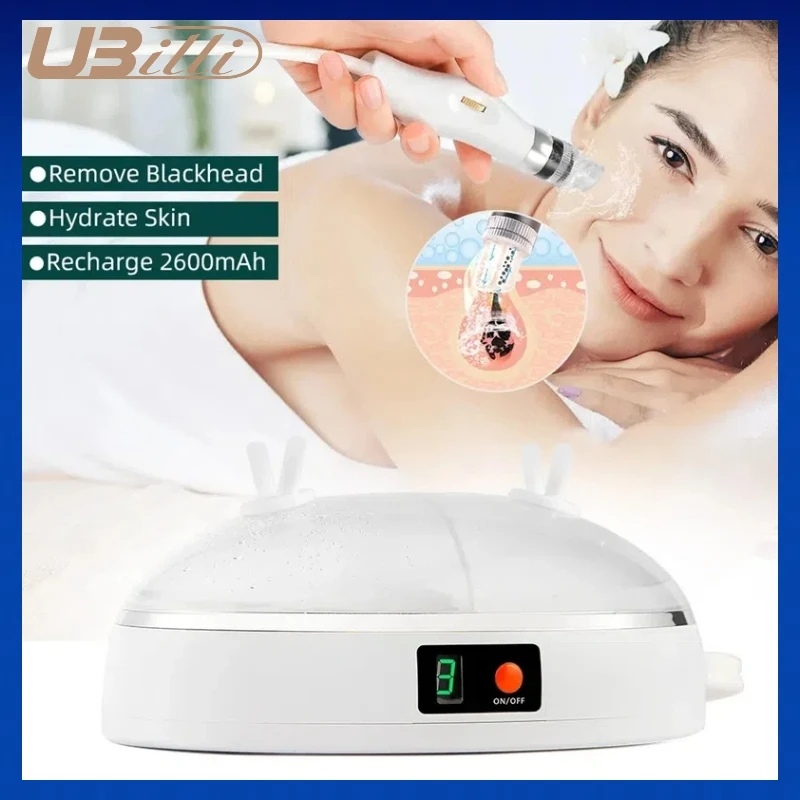 

Small Bubbles Portable Spray Water Injection Hydro Jet Beauty Machine Vacuum Suction Blackhead Clean Skin Rejuvenation Oxygen