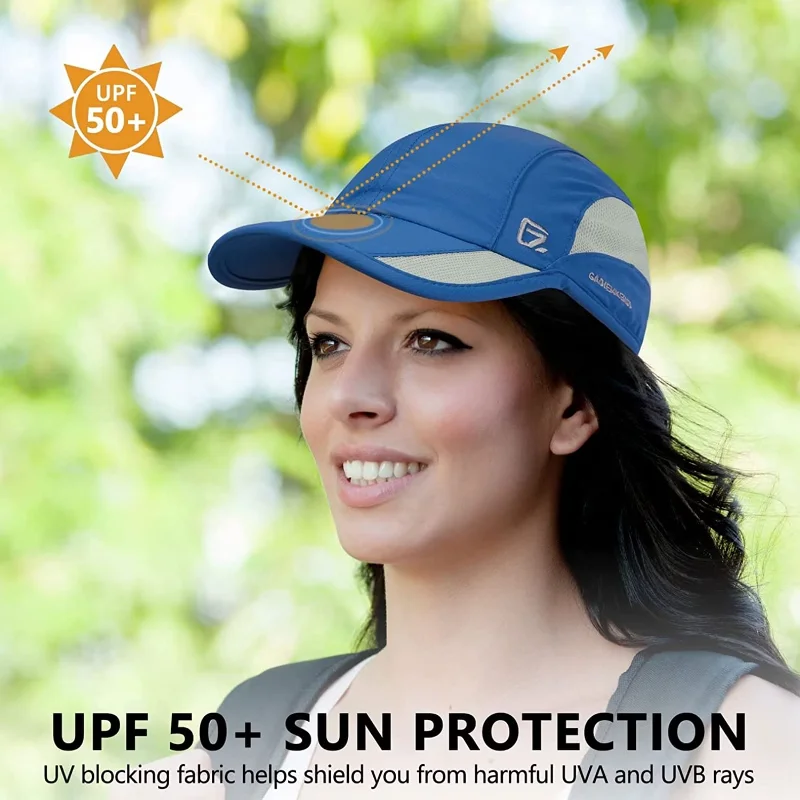 【GADIEMKENSD】 Unstructured Quick Dry Sports Cap Summer Sun Hat for Unisex UV Protection  Baseball Caps M37