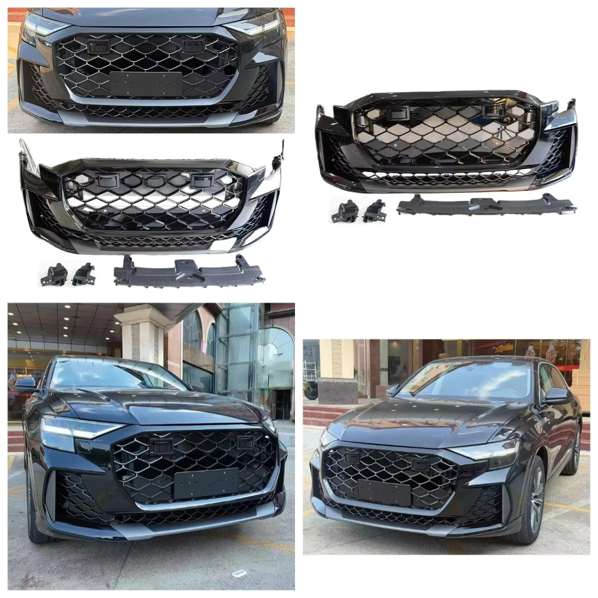 

Latest Design Car Body Kit Facelift Front Bumper with ACC Grille for Q8 SQ8 Upgrade to RSQ8 2025