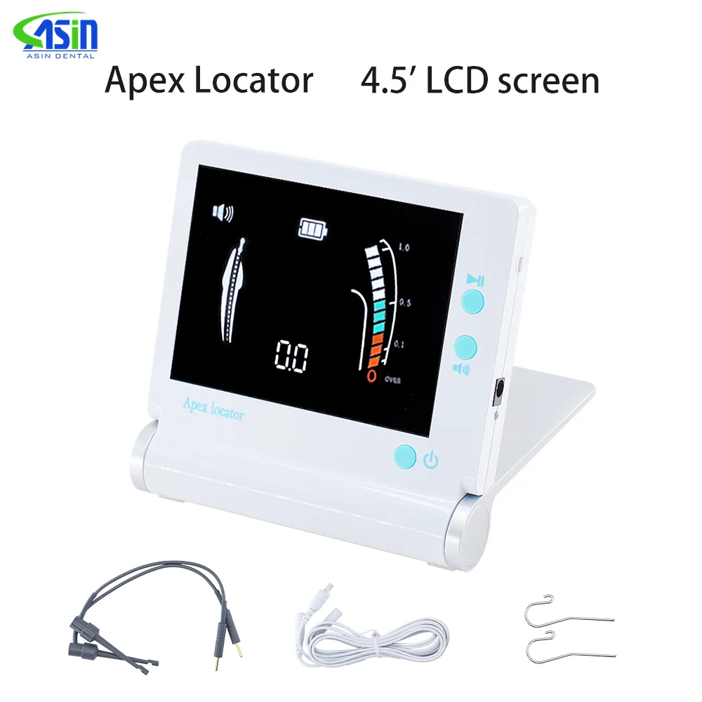 

Dental 4.5' LCD Portable Machine Endodontic Apex Locator Micropex Mini Root Canal Measurement Oral Endo Dentistry Instruments