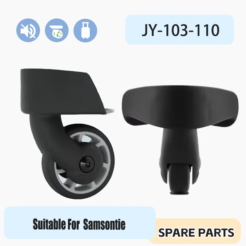 For Samsonite JY103 JY105 JY106 Luggage Silent Wheels Replacement Kit - Universal Silent 360° Swivel Wheels Repair