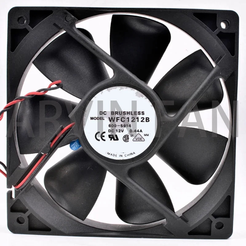 Brand New Original WFC1212B 12cm 12025 120mm Fan DC12V 0.44A Computer Case Thermal Temperature Control Silent Cooling Fan