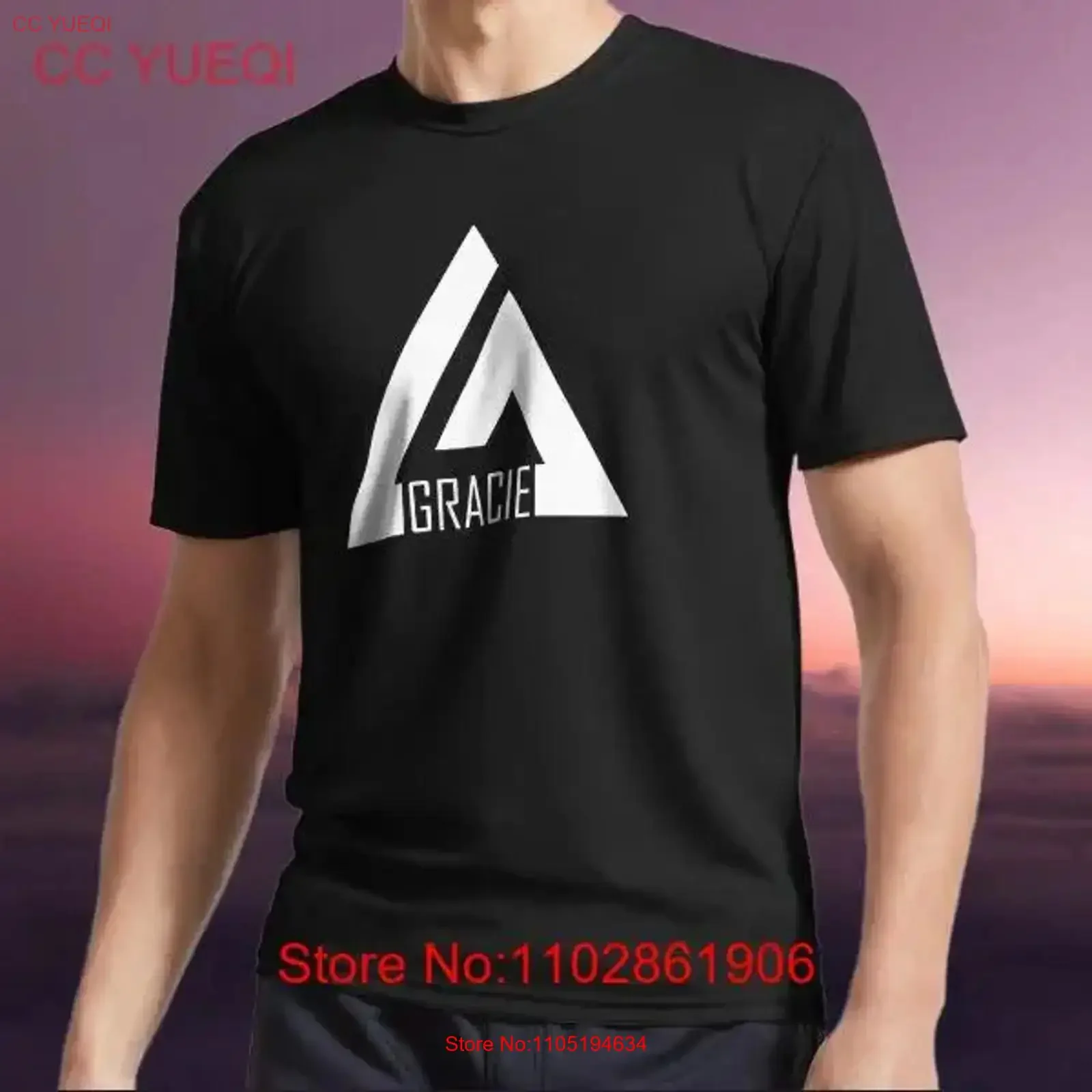 

Новая футболка BJJ Gracie с активным логотипом, американский забавный размер от S до 5XL, винтажная стильная модная уличная одежда, дышащая унисекс