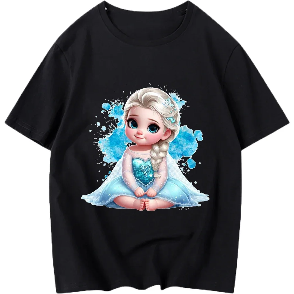 Princess Baby Disney Iron On Heat Transfer Sticker For Hair Bow Clothes Dtf Pinted Thermal Appliques Washable T-shirt Decal