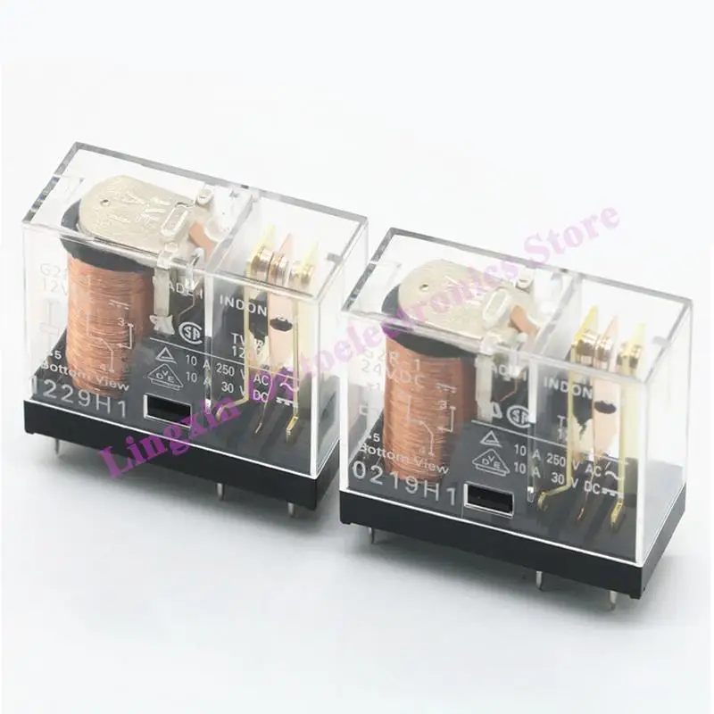 Free shipping 20PCS Relays G2R-1 12VDC 24VDC 10A 5Pin SPDT 1C Electromagnetic relay G2R-1-12VDC G2R-1-24VDC 100% Origianl new