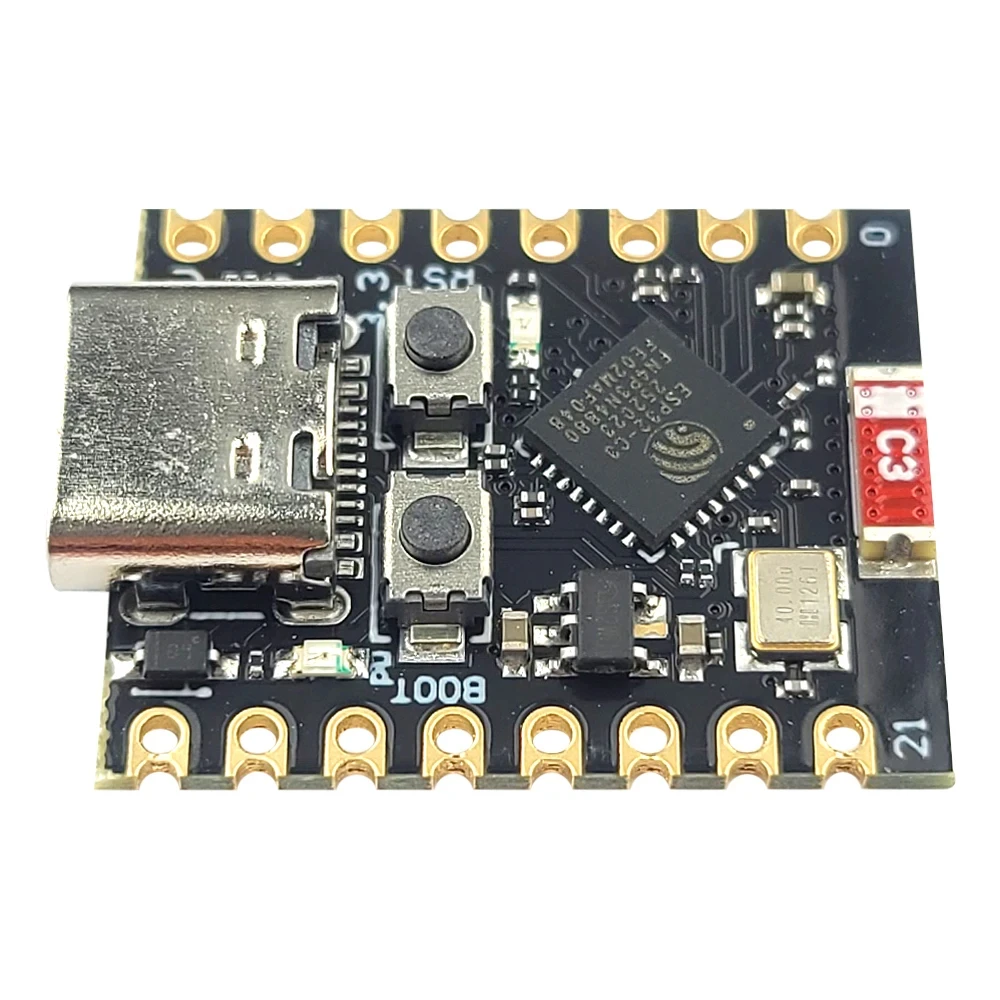 Carte de développement ESP32 C3, Mini Module Wifi BT RISC-V, processeur monocœur 32 bits type-c 16 broches ESP32-C3