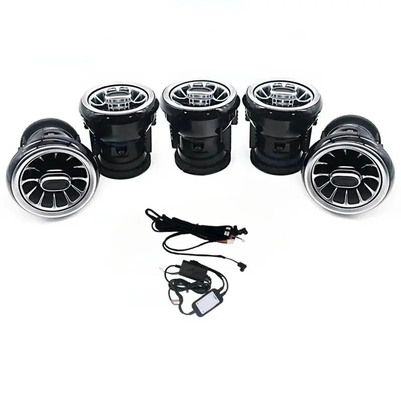 APP Control LED Air Vent Decorations 256 Colors For TT 2007-2014 Car AC Conditioner Turbo Outlet Light
