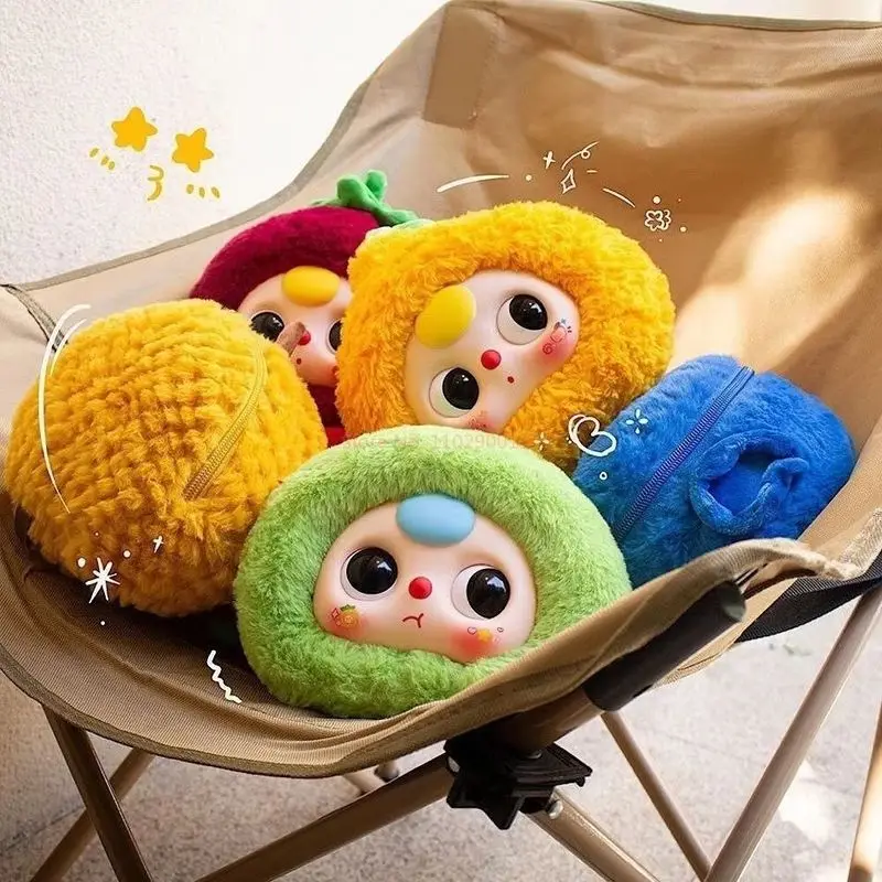 

New Genuine Baby Three Orchard Zipper Bag Fruits Series Blind Box Pendant Trendy Play Pendant Cute Doll Birthday Girl Gift Toys