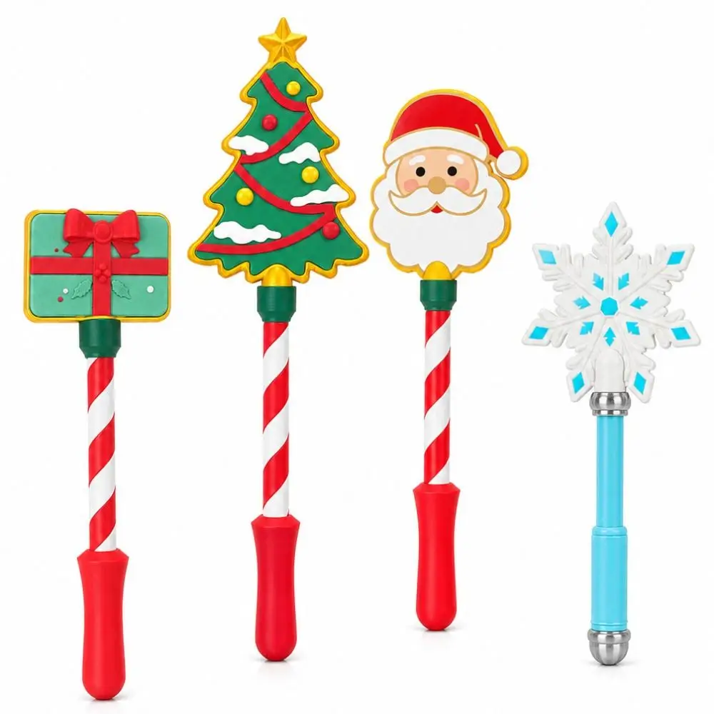 Creative Christmas Payment Magic Wand Portable Christmas Tree 3D Print Wand Tap To Pay Novelty Lightweight Credit Card Holder