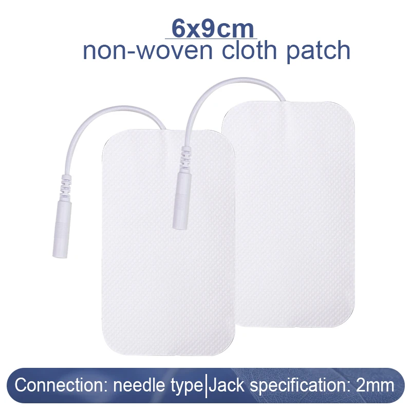 12Pcs 6x9cm Self Adhesive TENS Massage Electrode Pads Gel EMS Neck Back Full Body Muscle Stimulator Pulse Machine Massage Patch