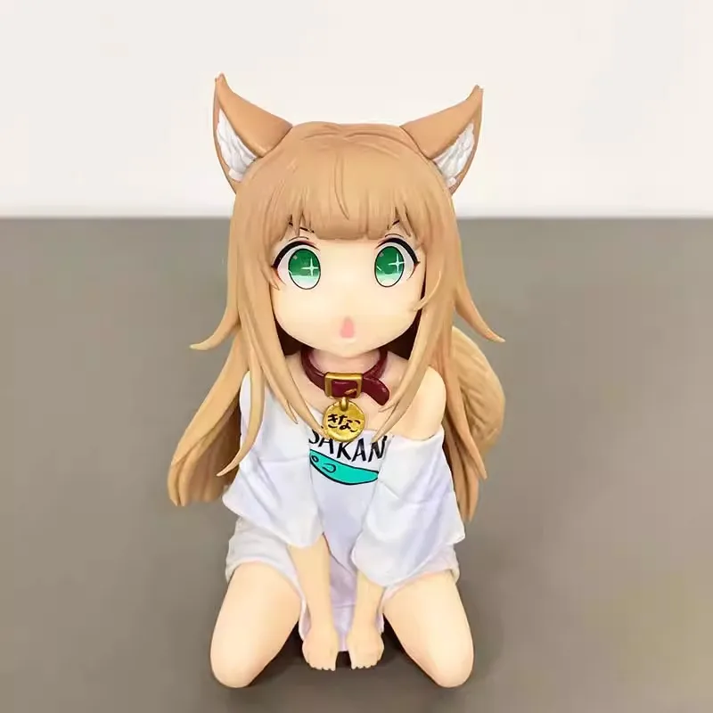 Figura de Gato Anime para Decoración de Interiores de Coche, Escritorio, Caja de Almacenamiento, Muñeca de PVC, Artículo Cole...