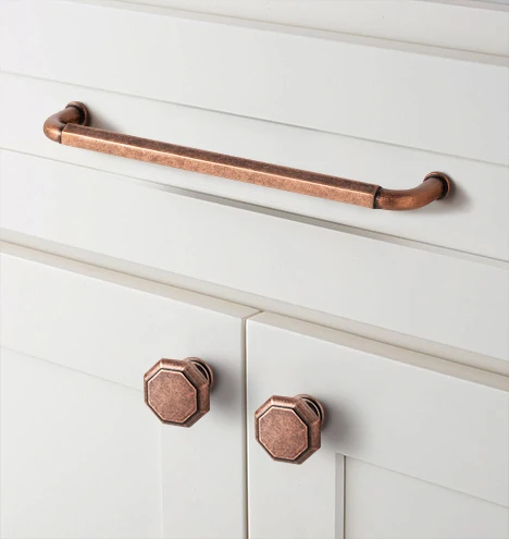 5 Inch （128mm） Hole Center Cabinet Pulls Antique Brass Zinc Alloy Kitchen Drawer Pulls Dresser Knobs Drawer Handles Hardware