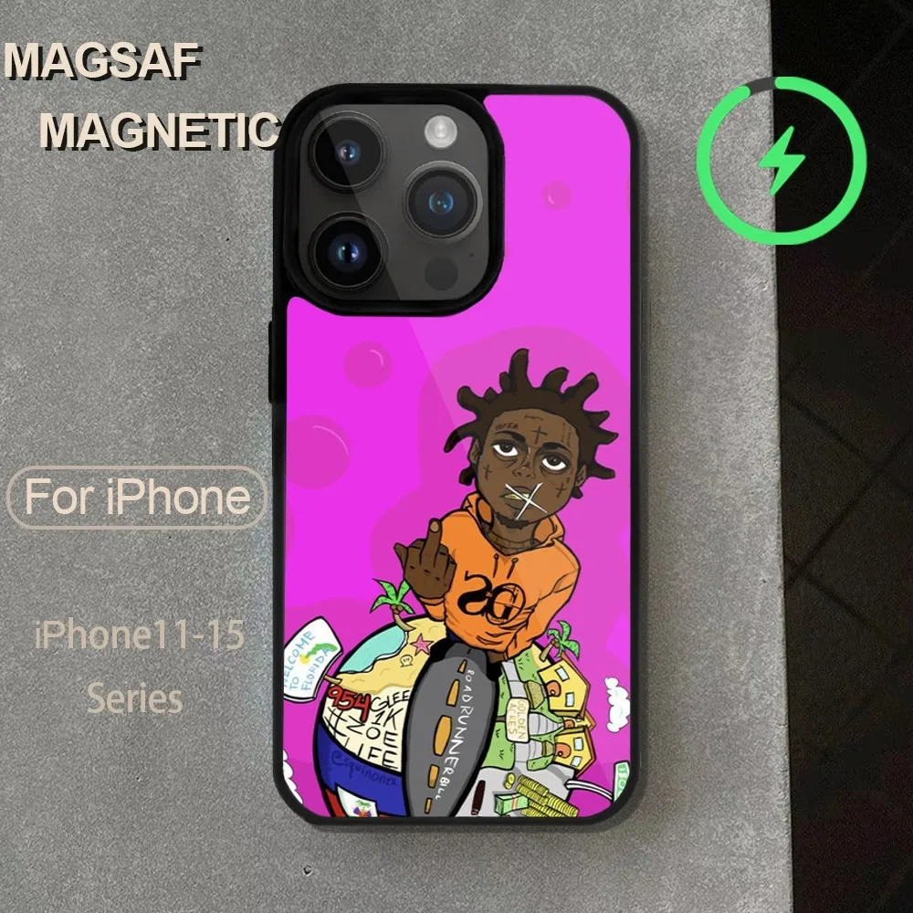 Kodak Black Rapper  Phone Case  For iPhone 14 13 12 11 15 Pro Max Magsafe Wireless Charge Plus Mini Cover